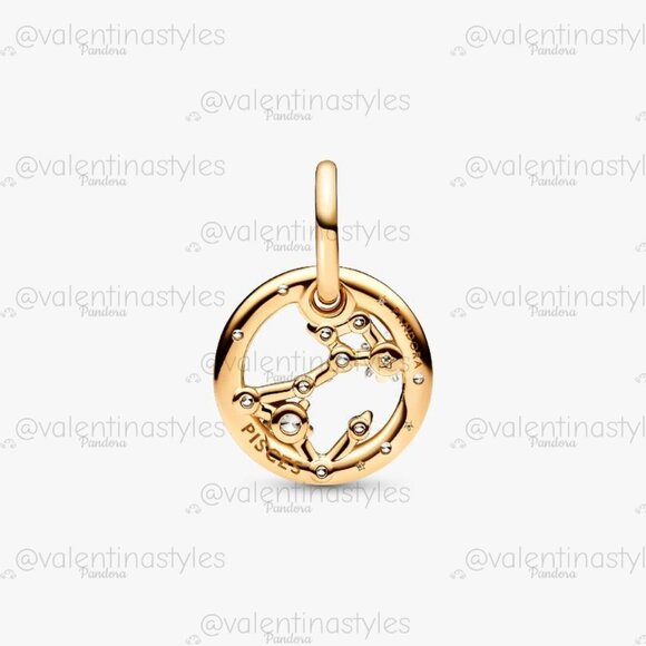 Pandora Pisces Zodiac Dangle Charm - Picture 2 of 5